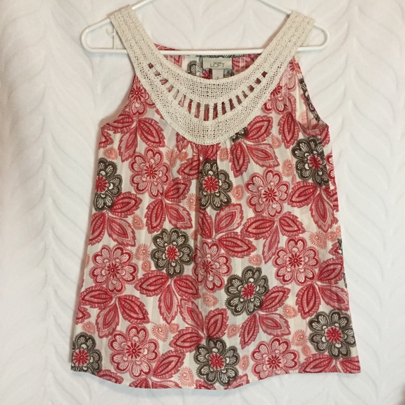 🛍 Ann Taylor LOFT Tank Top Size Small - Picture 2 of 8